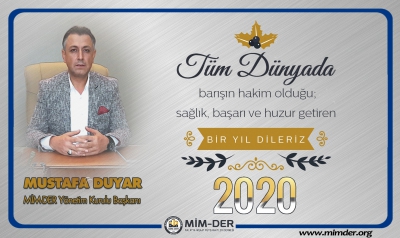 Başkan Duyar'dan Yılbaşı Mesajı